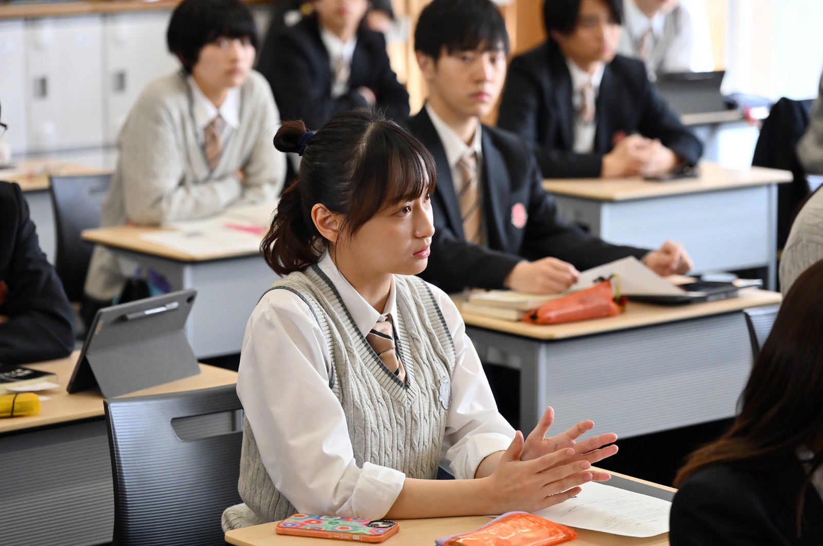 影山優佳「御上先生」第3話（C）TBS