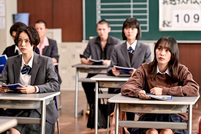 西山潤、鈴鹿央士、平手友梨奈、南沙良、志田彩良、西垣匠「ドラゴン桜」第9話より(C)TBS