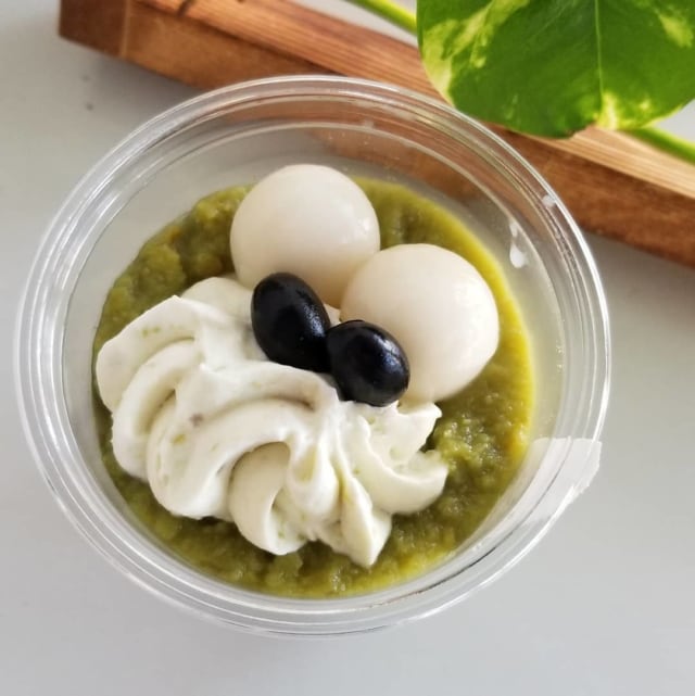 セブンのずんだと白玉のパフェ