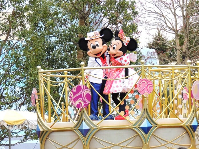 もちろん、ミッキーマウスも一緒。フロートは1台です