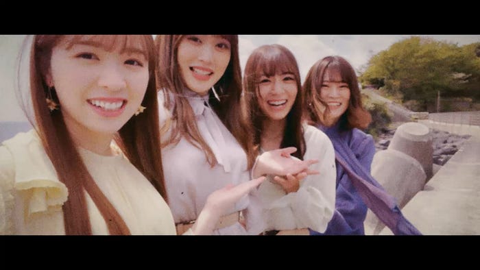 渡辺みり愛、伊藤純奈、北野日奈子、山崎怜奈/乃木坂46「錆びたコンパス」MVより(提供写真)