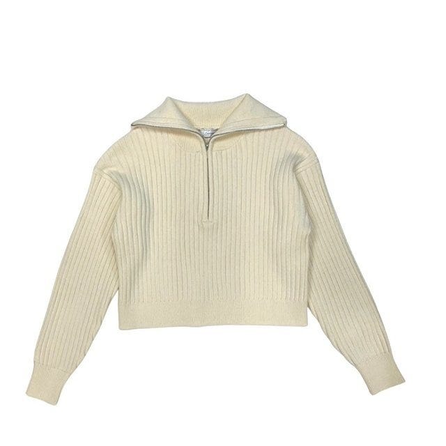 しまむら 衿付きハーフZIPニットプルオーバー(natsuki) しまむらの衿付きハーフZIPニットプルオーバー(natsuki)