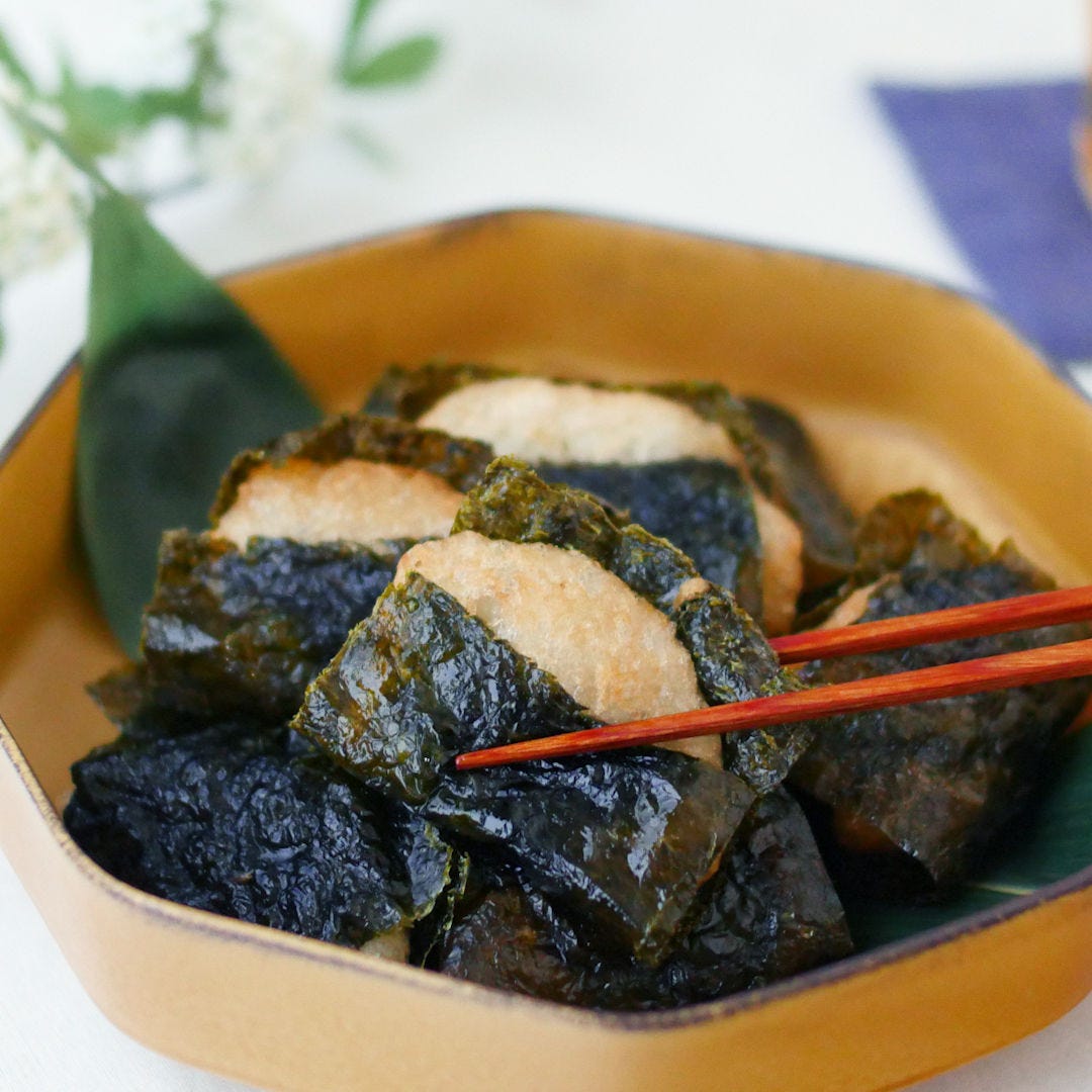 サクっともっちり♪とろろわさびの磯辺揚げ