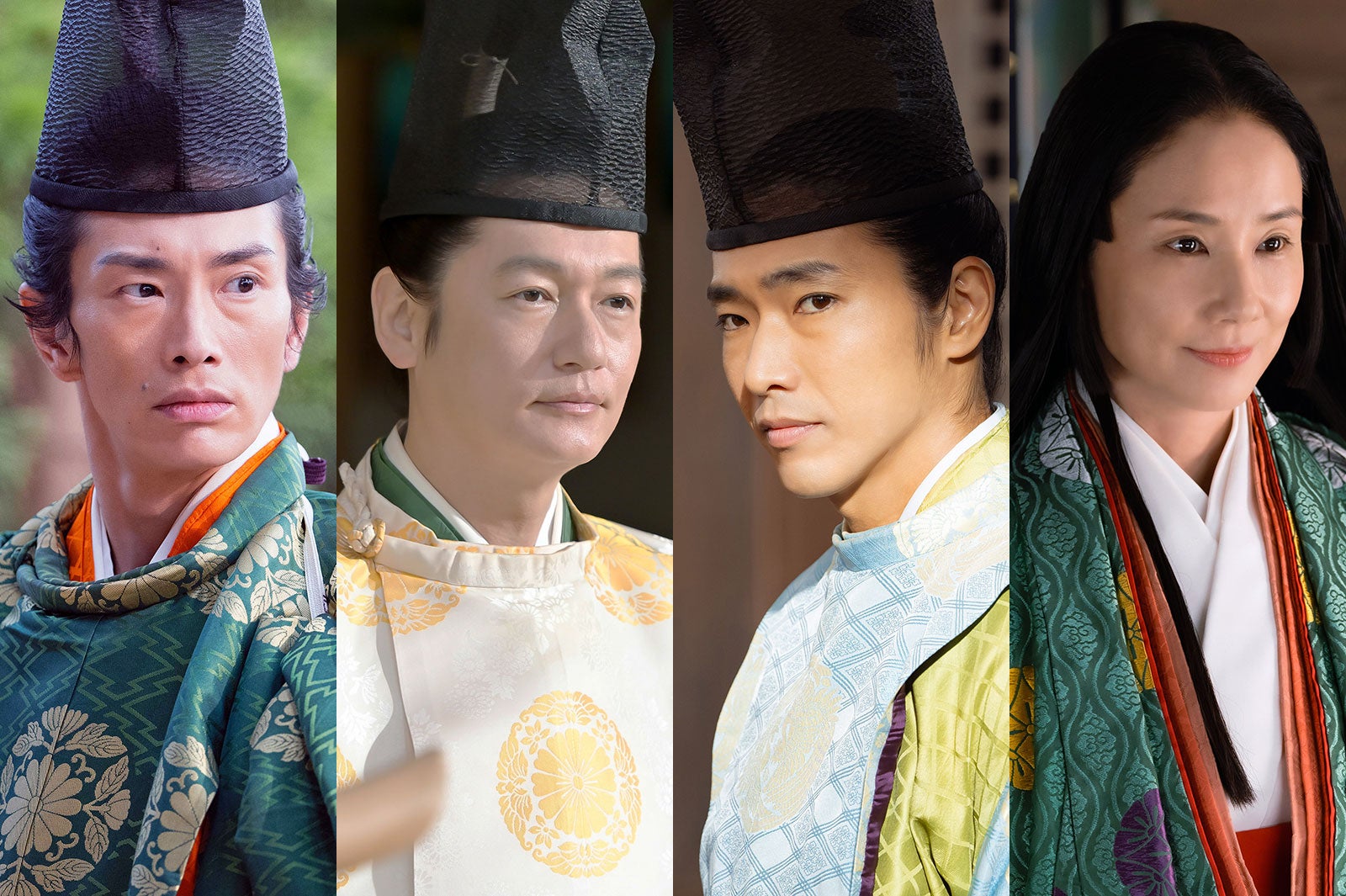 柄本佑・井浦新ら「光る君へ」4人の扮装写真公開