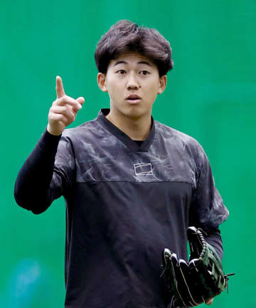 阪神・ドラ1立石 ランニングとキャッチボール再開 室内で別メニュー調整