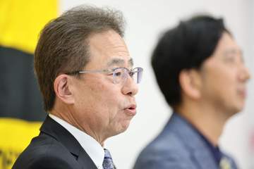 阪神・粟井社長「あらゆる手段を使って」積極的補強へ一致団結 フロントも全面バックアップ