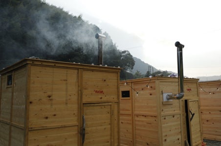 四万十川アウトドアサウナ／画像提供：RELA GREEN VILLAGE