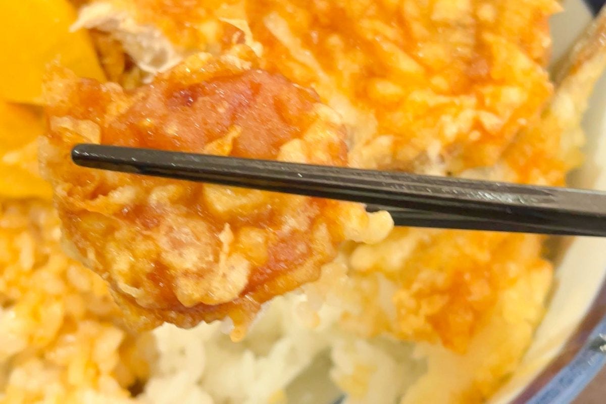 梅干しの天ぷら