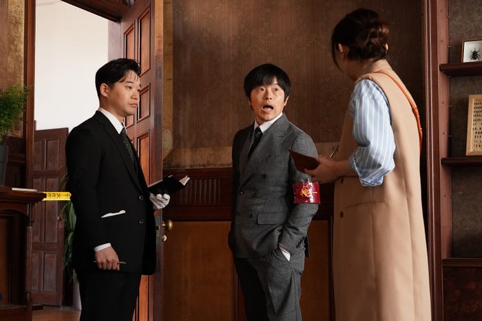 矢本悠馬、バカリズム、篠原涼子「イップス」第3話より(C)フジテレビ