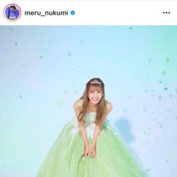 生見愛瑠(めるる)、ティアラ姿の“Popteen卒業ドレス”SHOTに絶賛の声「超絶綺麗」「キュン死する」