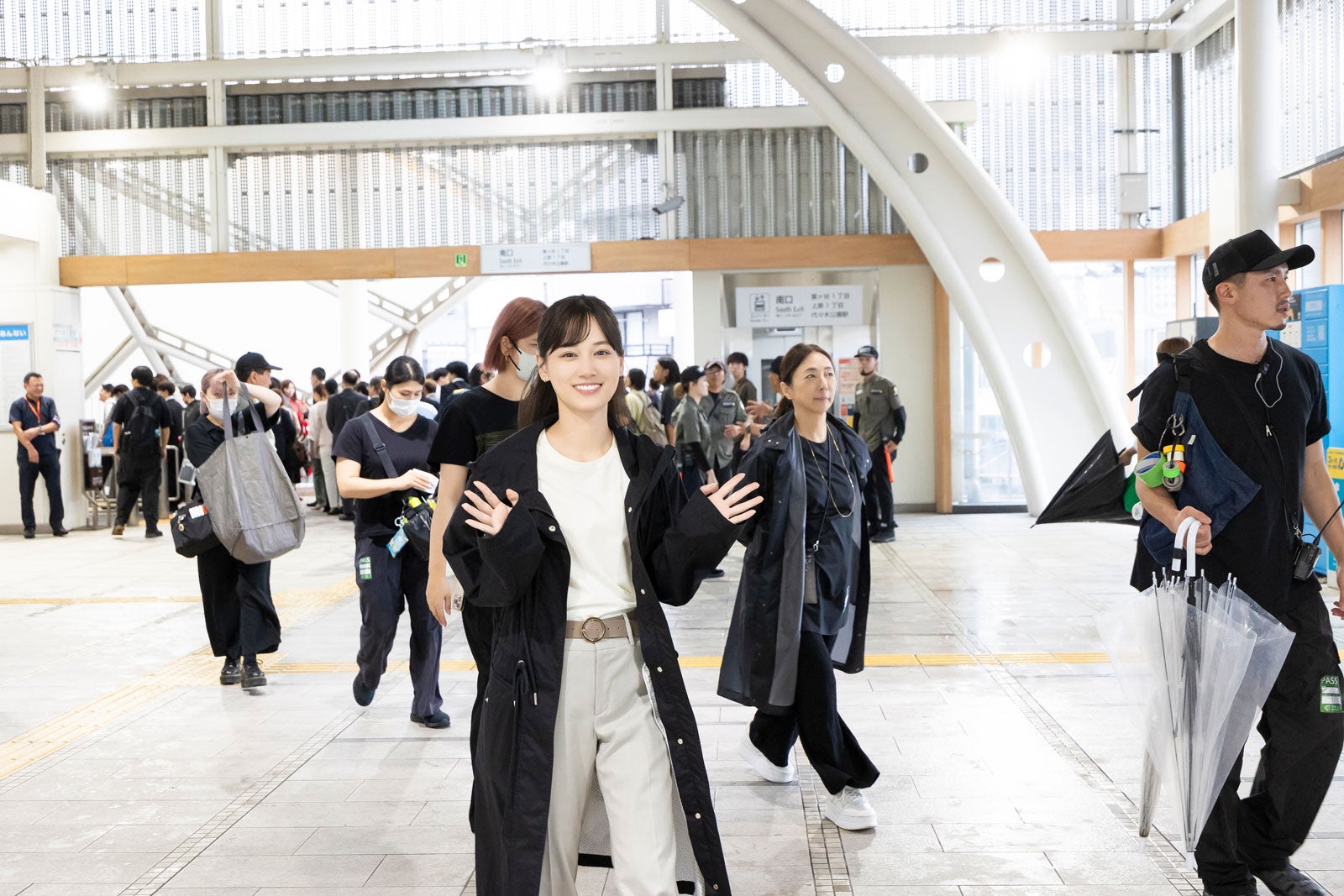 山下美月「小さな毎日、大きな世界」篇メイキングより（提供写真）