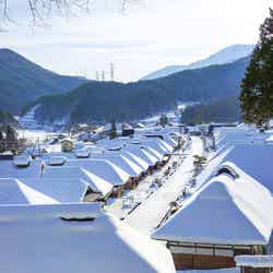 大内宿・雪景色／画像提供：福島県