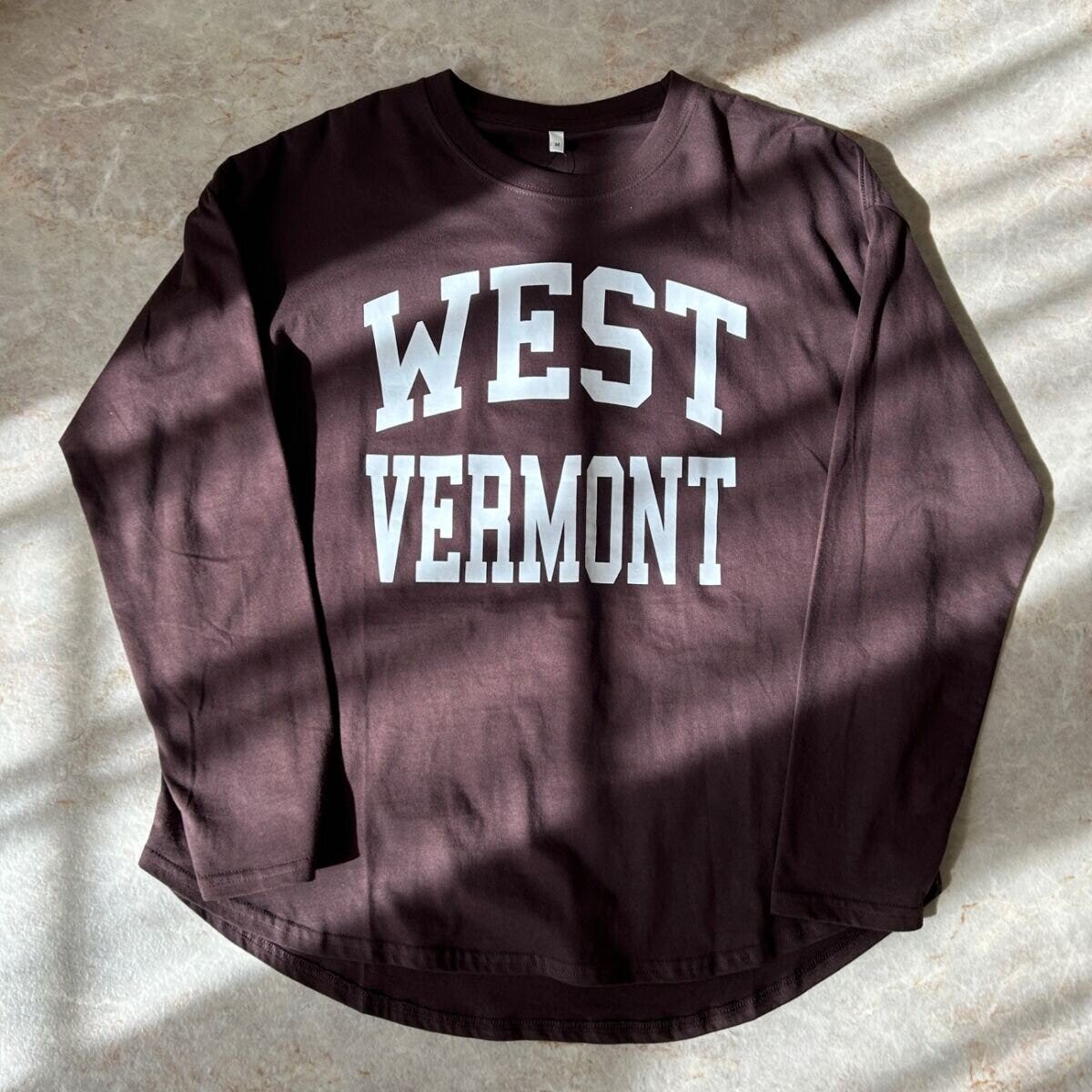 cocaビッグロゴロングTシャツ　ブラウン