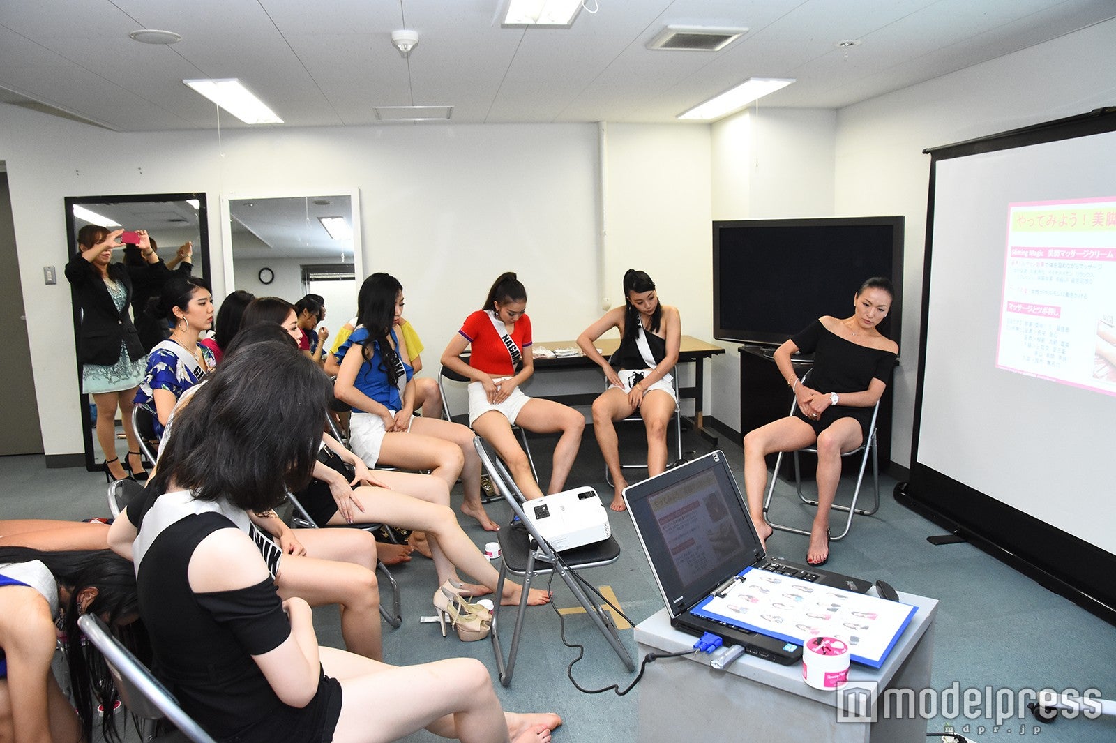 プログラムの様子（C）モデルプレス