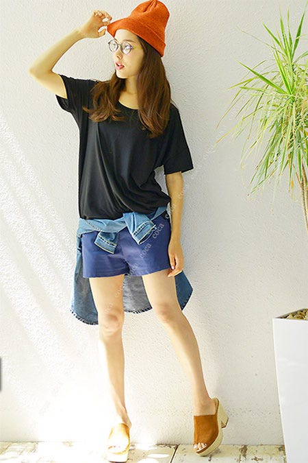 大人も履けるコットンショートパンツ「coca」1,590円(税込)