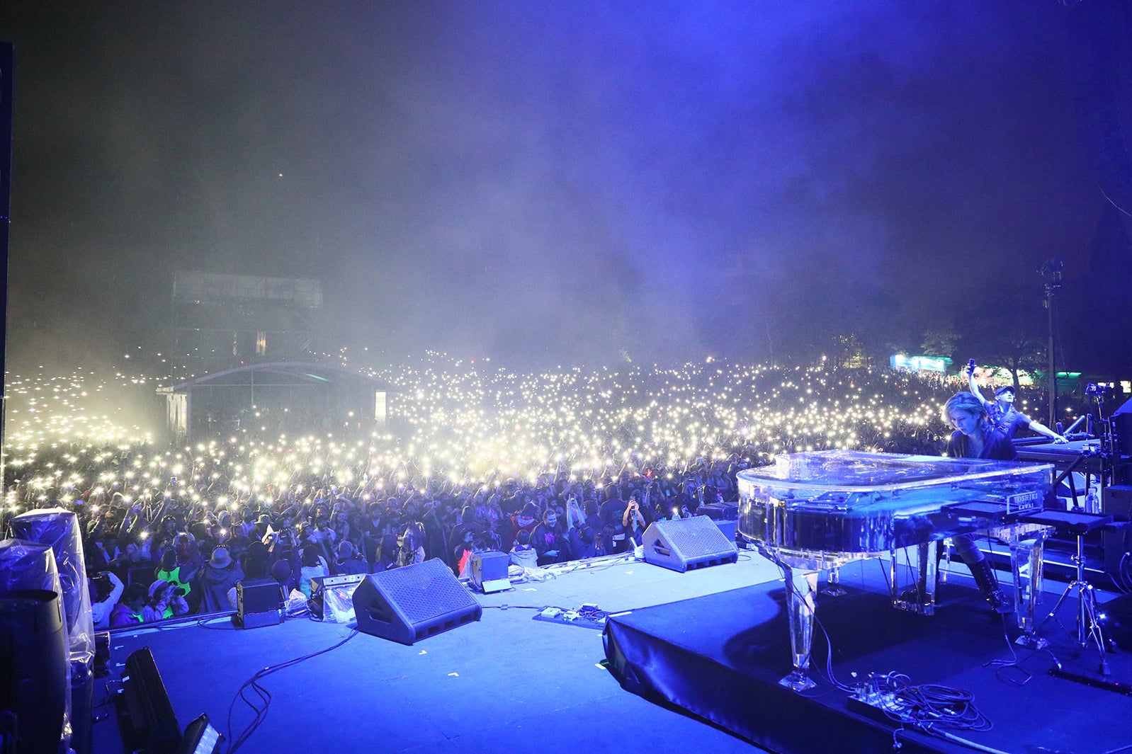 YOSHIKI／「FUJI ROCK FESTIVAL ’18」の様子（提供写真）
