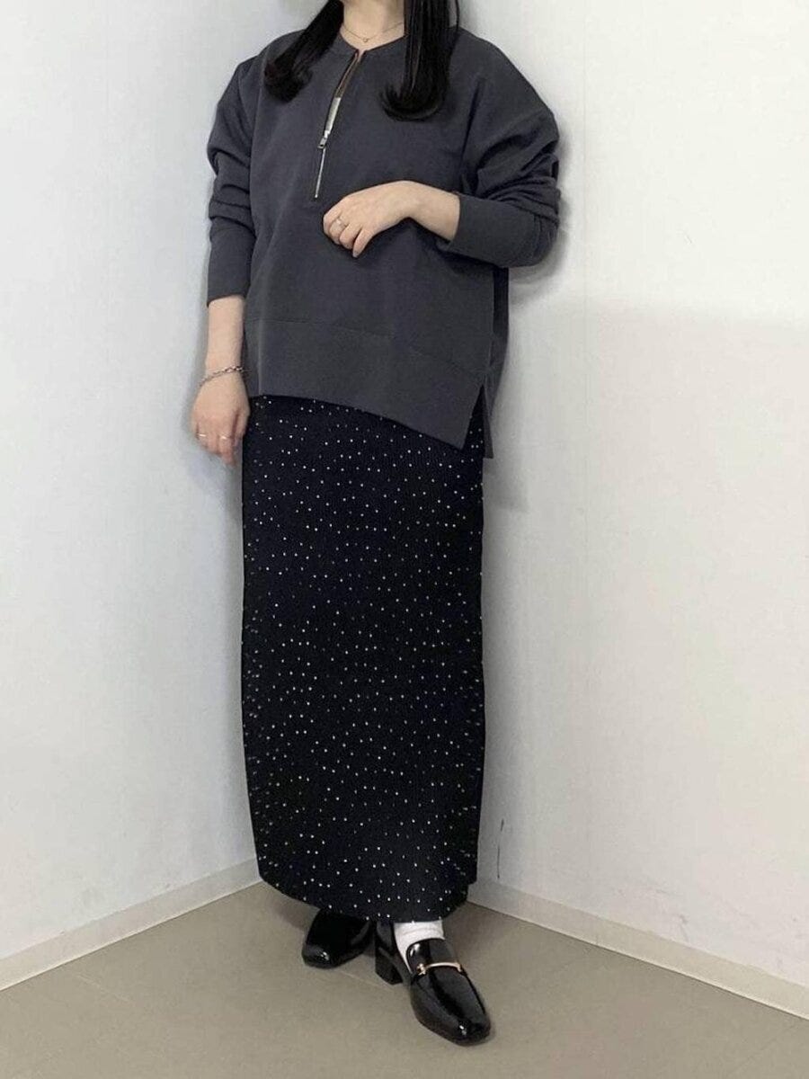 スウェット スカート コーデ スウェットとスカートのコーデ2