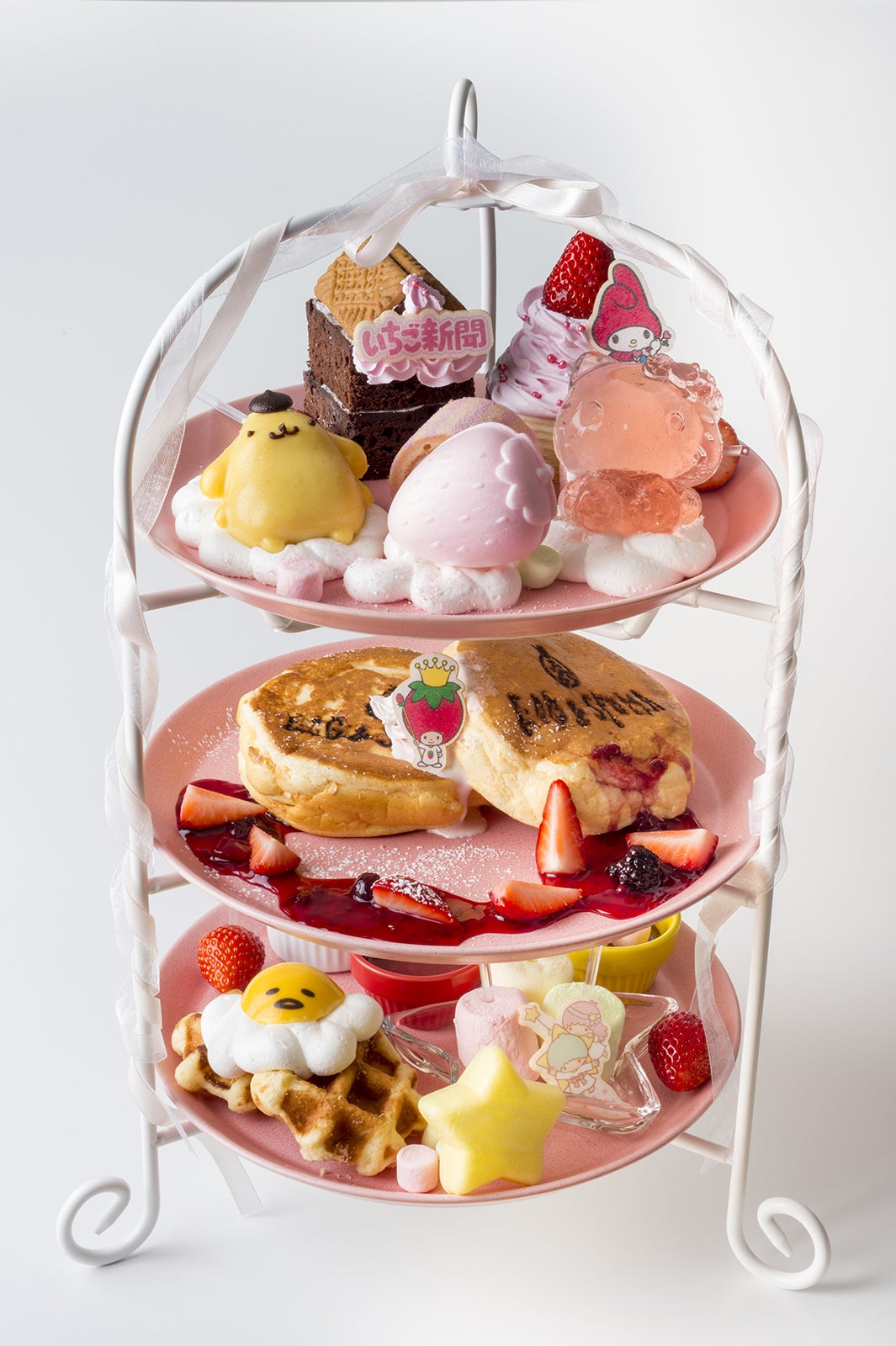 いちご新聞なかよしティーパーティーセット2名分4,600円／画像提供：ソルト・コンソーシアム