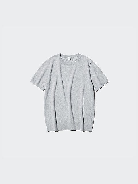 ユニクロ UVカットクルーネックセーター半袖 ユニクロのUVカットクルーネックセーター半袖