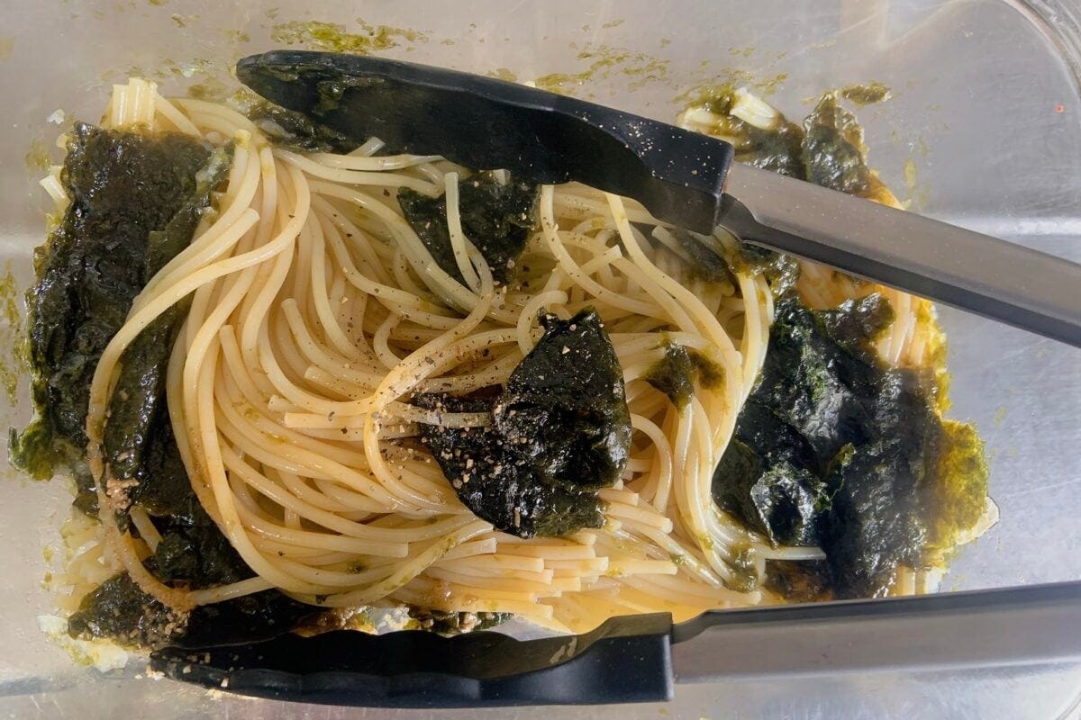 のりバターパスタ