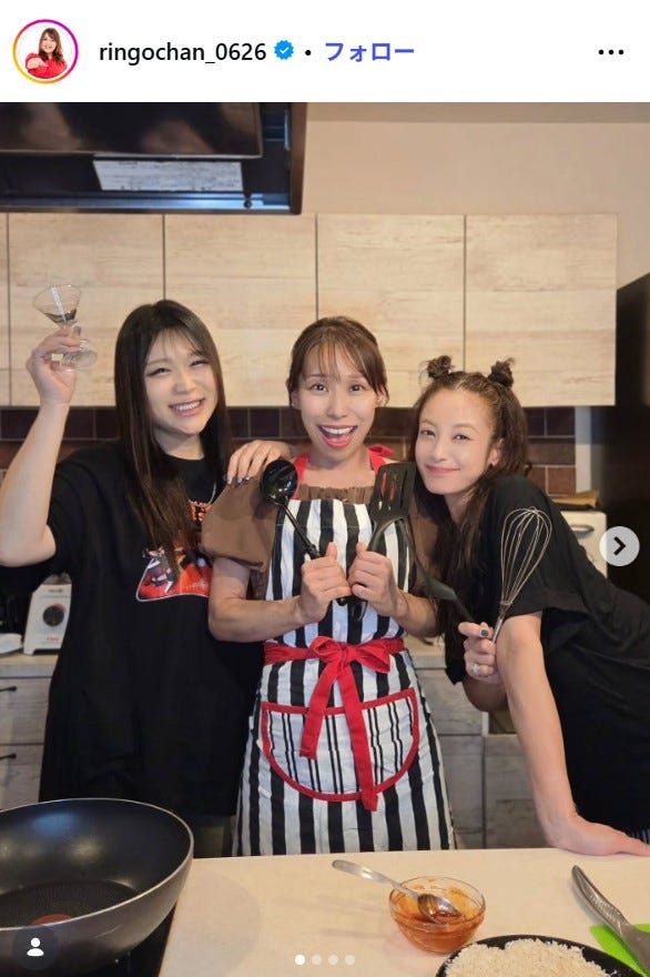 りんごちゃんInstagramより