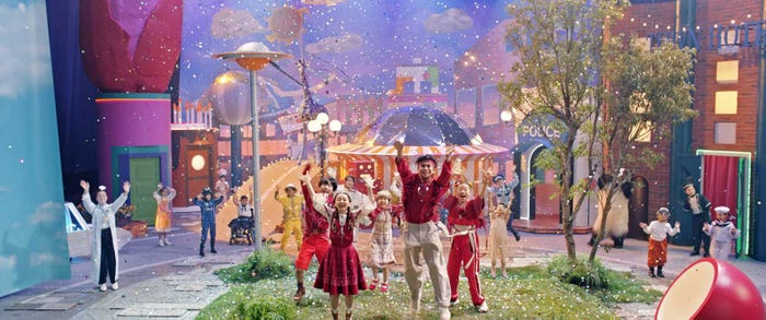 「パプリカ あしたにたねをまこう!バージョン」MV場面写真より(C)NHK