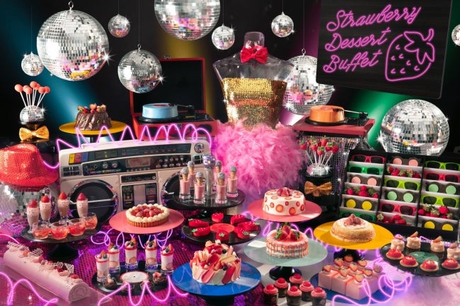 「きらきら★いちごドリーム」～ストロベリーデザートビュッフェ～／画像提供：ヒルトン東京お台場