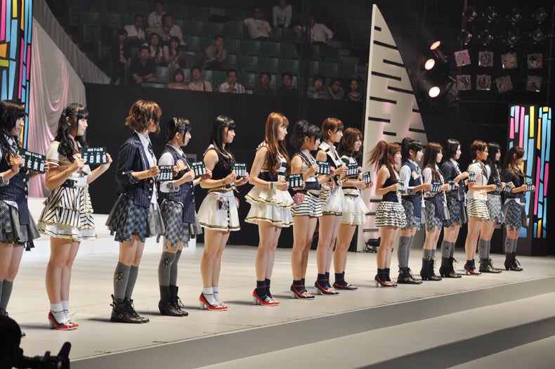 AKB48（「AKB48 22ndシングル 選抜総選挙、6月9日撮影）