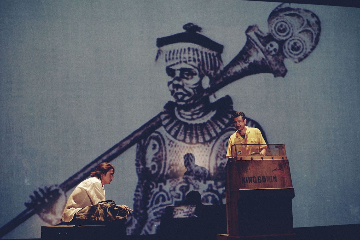 窪塚洋介、渋川清彦／ライブシネマ『怪獣の教え』横浜公演より（撮影：TAKAMURADAISUKE）