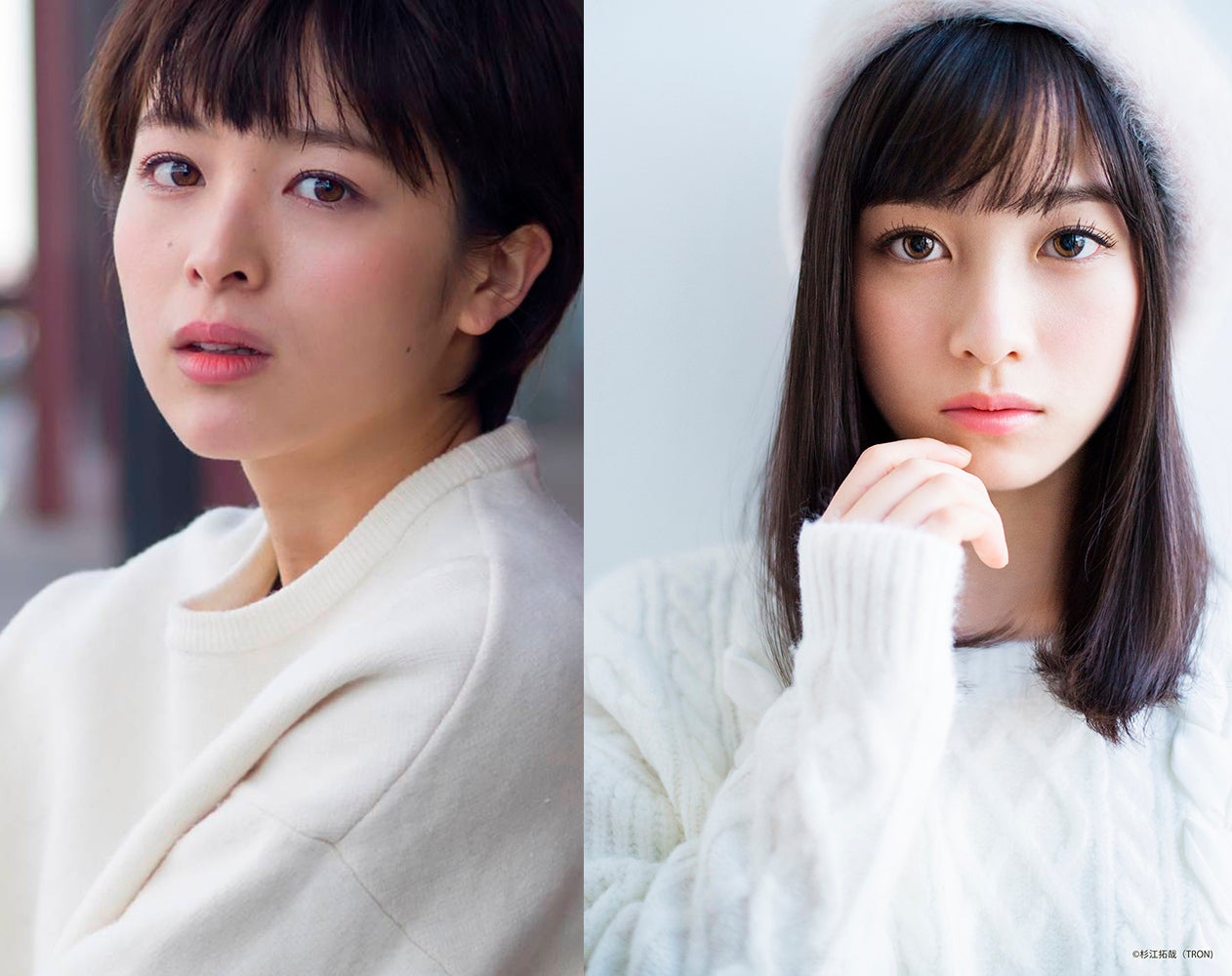 清野菜名（右）と橋本環奈（左）（C）杉江拓哉（TRON）