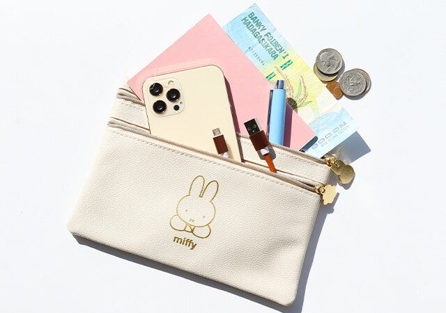 付録 ミッフィー Wジップポーチ 雑誌 付録 雑誌付録 人気 おすすめ オススメ 宝島社 宝島 レビュー 便利 優秀 当たり 最高 今月号 予定 今月 2023 SPRiNG 12月号 ミッフィー ポーチ 増刊 増刊号 Wジップポーチ 小物入れ ガジェットケース