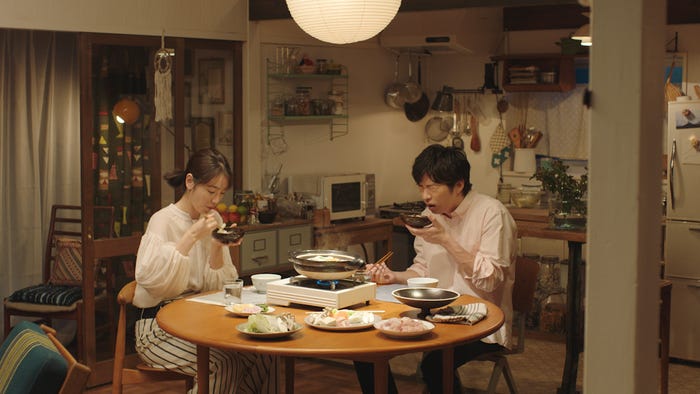 向里祐香、田中圭 (提供画像)