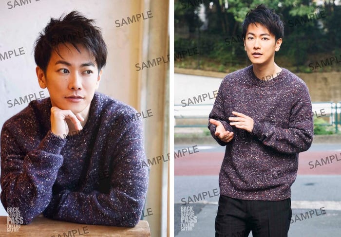 佐藤健/「タワーレコ-ド・オンライン」特典写真(左)「kokode ブックス」特典写真(右)(提供写真)