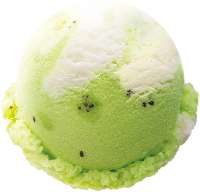 キウイ杏仁豆腐(提供写真)