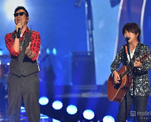 コブクロ「あったかいんだからぁ」突然の熱唱で会場沸かす アカペラも披露で1万9千人魅了<東京ランウェイ 2015 S/S>