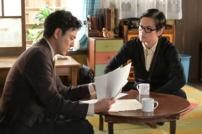 妻夫木聡、北村匠海「あんぱん」第107話(C)NHK