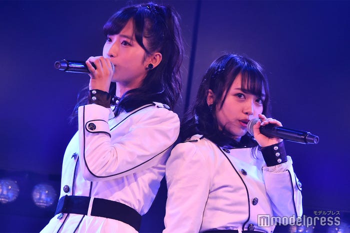小栗有以、向井地美音/AKB48岡部チームA「目撃者」公演(C)モデルプレス