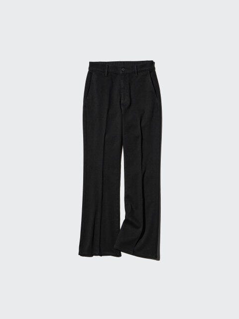 ユニクロ メンズアイテム トレンドコーデ 6スタイル kyoko. イラスト スリムフレアトラウザージーンズ