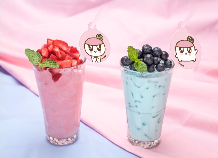 BONG BONG君 各920円（ローズカルピスソーダ/ブルーキュラソーココナッツミルク）／画像提供：レッグス