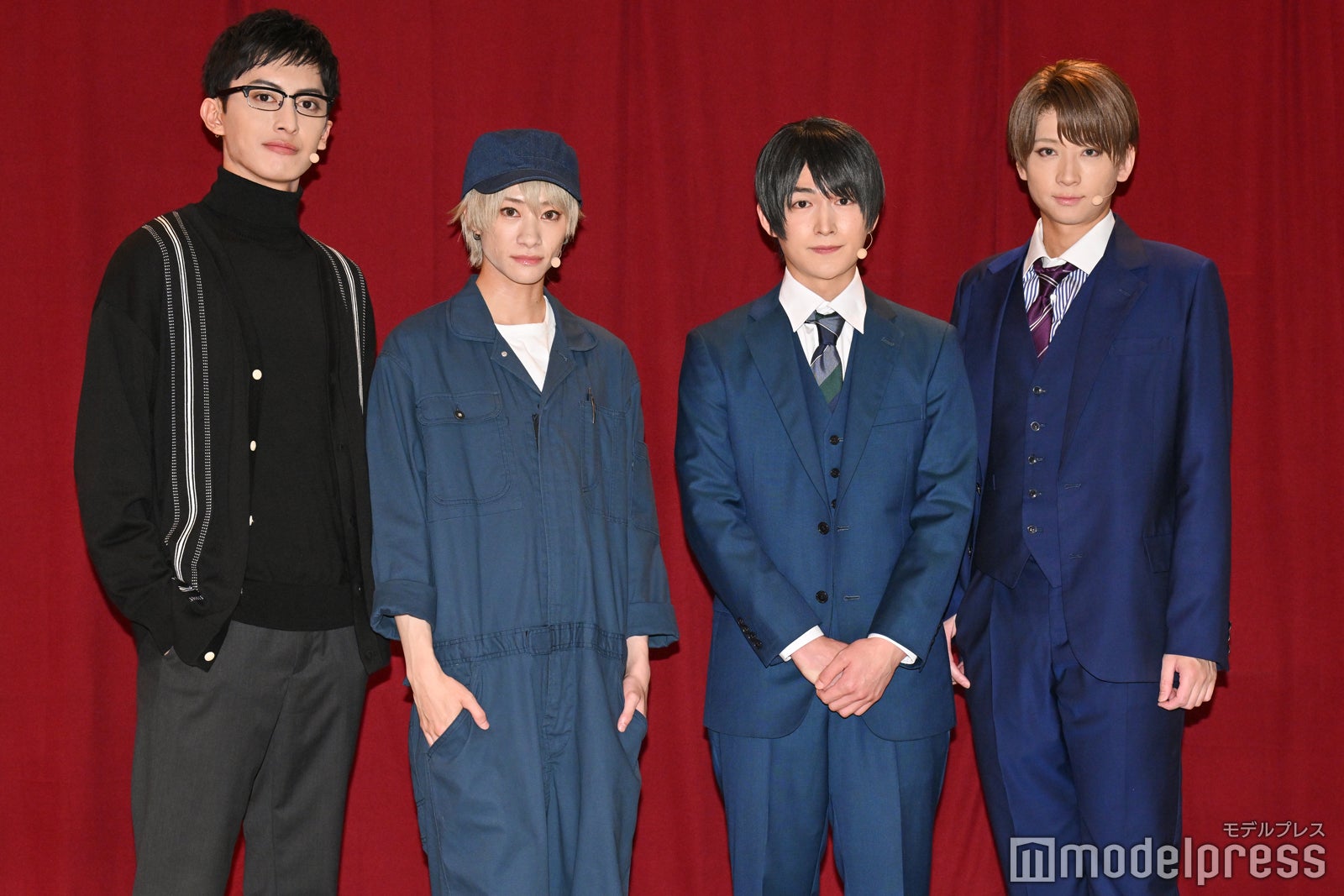 菊池修司、中山咲月、松田凌、荒牧慶彦（C）モデルプレス