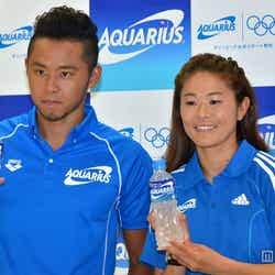 (左から)北島康介選手、澤穂希選手