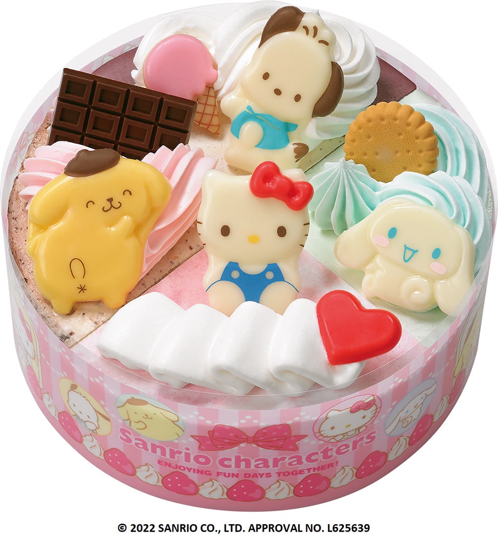 【サーティワン新作メニュー】ハローキティ＆シナモロールらサンリオキャラのハッピーなアイスケーキ