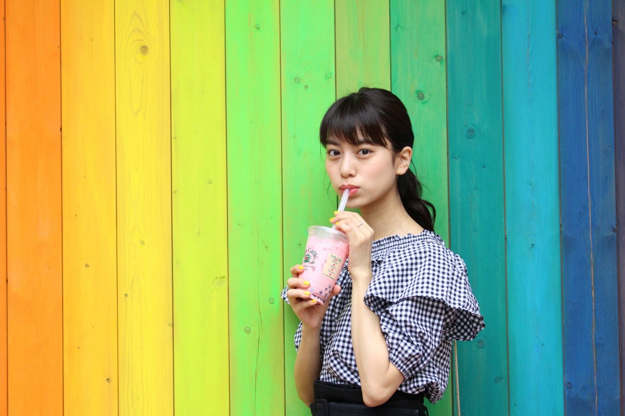 Urth caffe 表参道 ストロベリーボバ