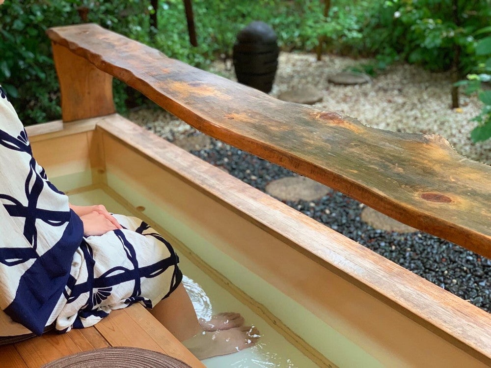 足湯喫茶椿や（提供画像）