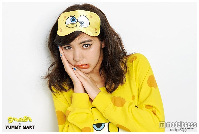 池田エライザ／「スポンジ・ボブ×YUMMY   MART」 コラボビジュアル