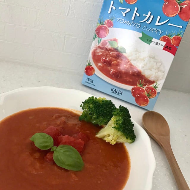 カルディのトマトカレーのトッピングアレンジ