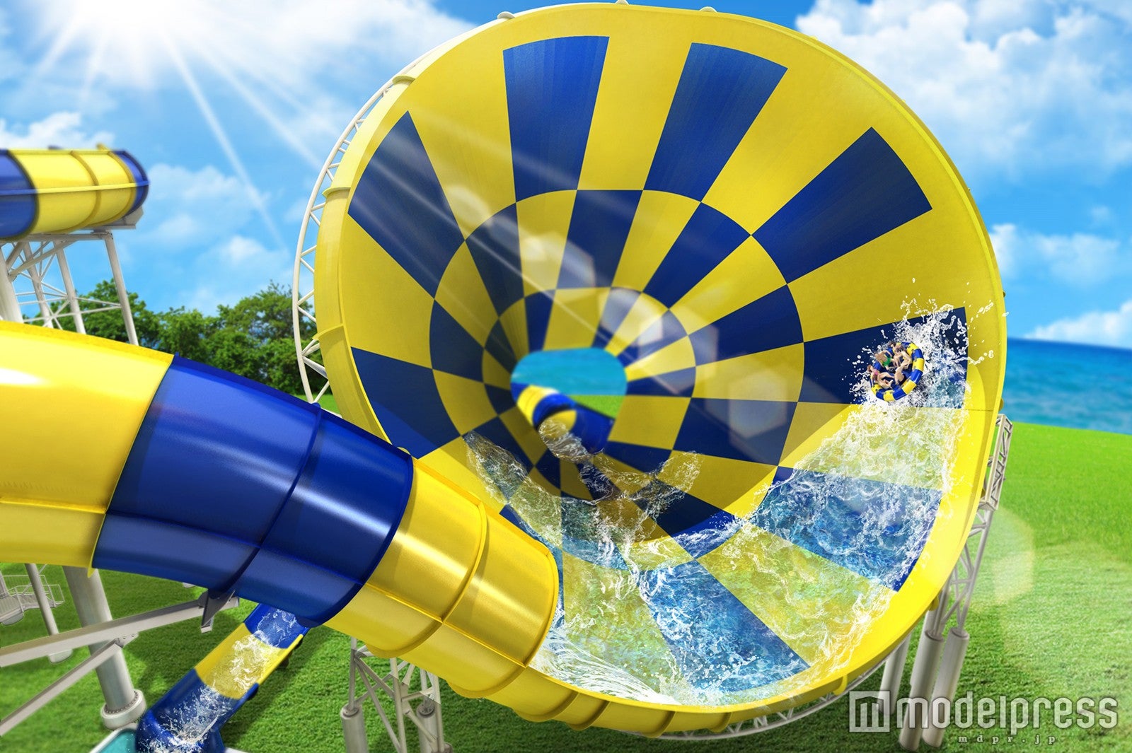 円錐型スライダー／画像提供：芝政観光開発