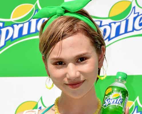 水沢アリーがびしょ濡れに「気持ちいい」