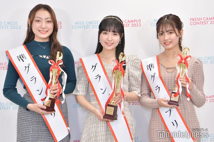 (左から)瀧下鈴さん、辻村麻琴さん、花田愛実さん(C)モデルプレス