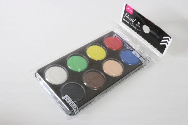 絵の具（8色セット）　絵画用品